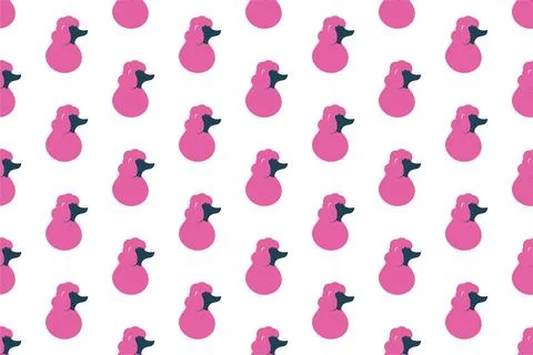 Poodle dog seamless pattern background template Stock Illustration