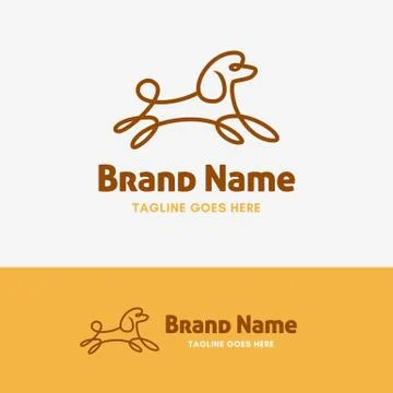 Poodle Logo Stock Illustration