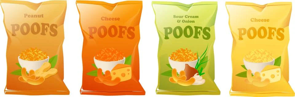 Poofs Stock Illustration