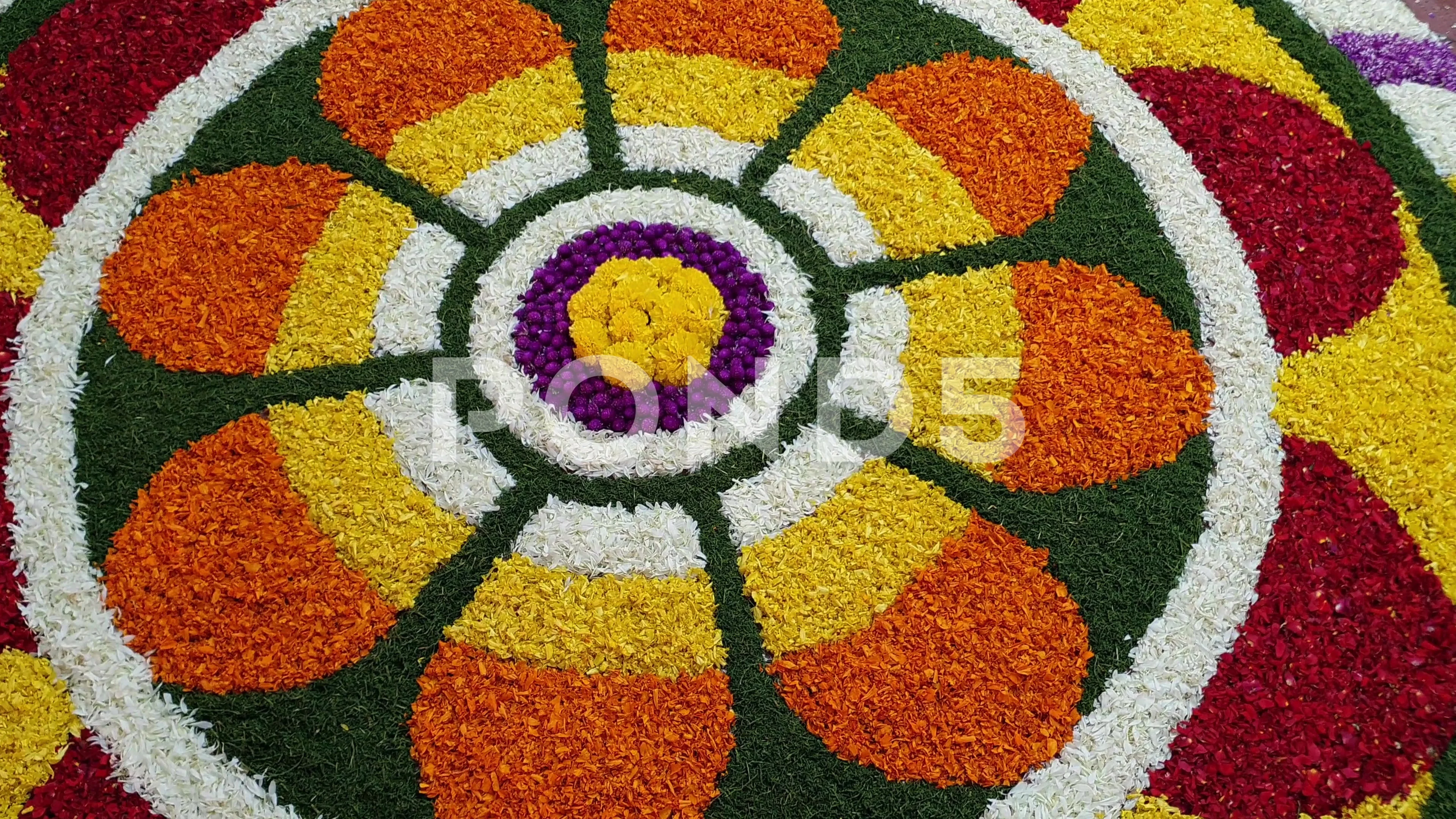 Onam Flower Carpet Simple Designs Best Flower Site