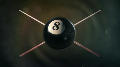 Pool 8 Ball Stock Footage 45532595