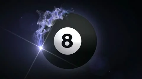 Pool ball blue OK Stock-Footage 11828758