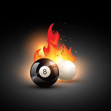 Pool ball Stock Illustration