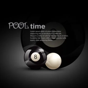 Pool ball Stock Illustration