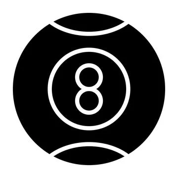 Pool ball Vector Icon Design Illustration イラスト素材