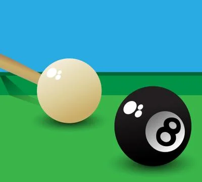 Pool balls Stock Illustration