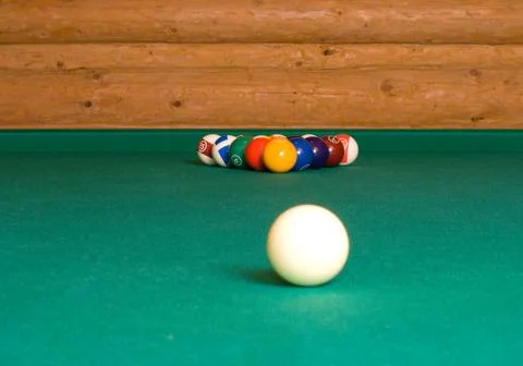 Pool balls. Stock Photos