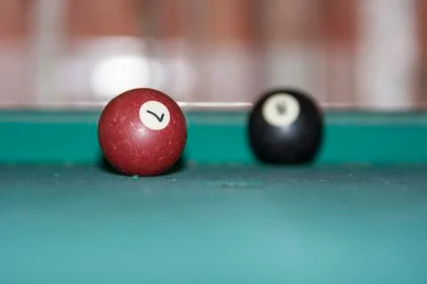 Pool balls Stock Photos