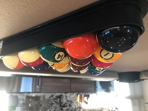 Pool balls Stockfoto's