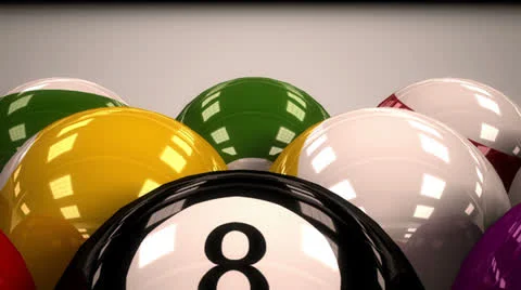 Pool Balls VBHD0425 Video stock 22653471