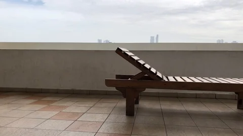 Pool bench Stock Footage 102032485