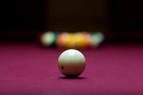 Pool billard balls Stock Photos