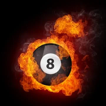 Pool Billiards Ball Illustrazione stock