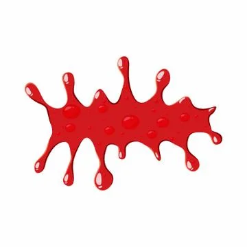 Pool of blood icon Stock Illustration