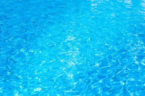 Pool blue water surface Stock Photos