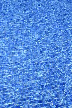 Pool blue water texture wave pattern summer 写真素材