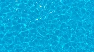 Pool With Blue Water. Water Surface Texture. Top View. Background Of Ripples And Stock Footage