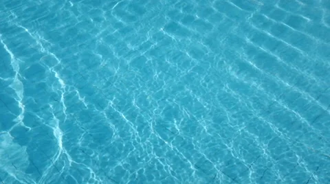 Pool blue wave Stock Footage 48267955