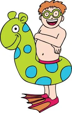 Pool boy Stock Illustration