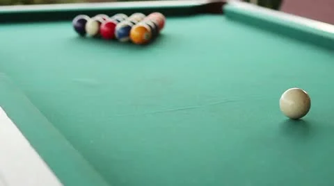 Pool Break Stock Footage 10715461