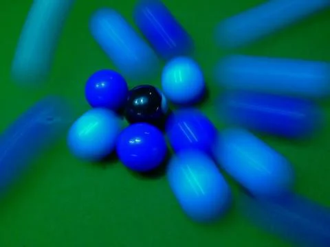 Pool break 스톡 사진