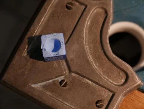 Pool Chalk Cue 写真素材