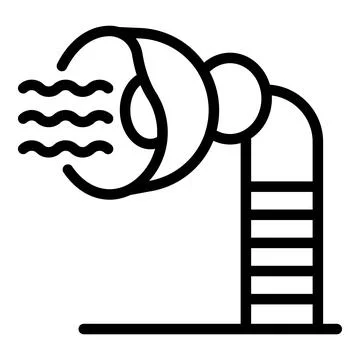 Pool cleaner robot removing dirt and debris, keeping water sparkling clean Stock Illustration