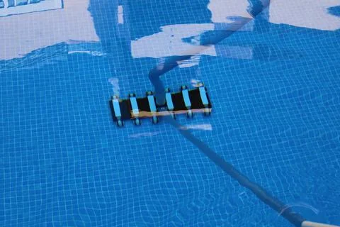 Pool cleaning Stock Photos