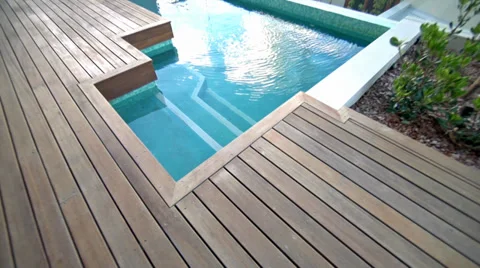 Pool Decking Stock Footage 33627038
