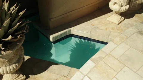 Pool Decor Video stock 40813938