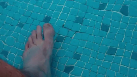 Pool Feet Stock-Footage 79007752