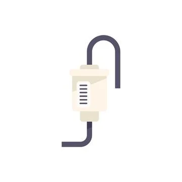 Pool filter icon flat vector. Service net Illustrazione stock