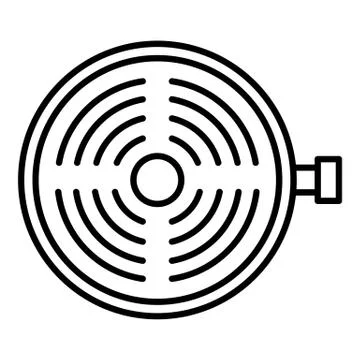 Pool filter icon, outline style Stock Illustration