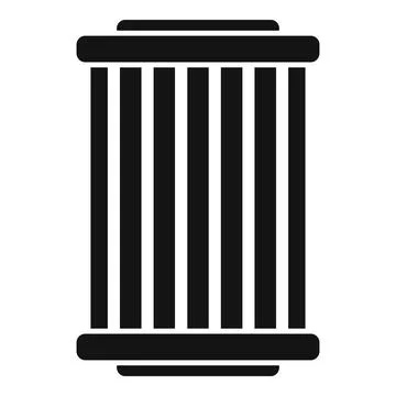 Pool filter icon simple vector. Water cleaning Stock Illustration
