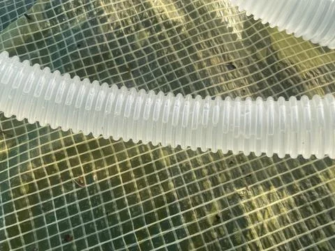 Pool filter pump cleaning water system Stock Photos