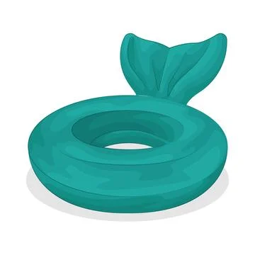 Pool float illustration Illustrazione stock