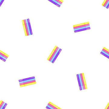 Pool float pattern seamless vector Illustrazione stock