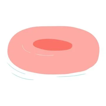 Pool float, ring float illustration 스톡 일러스트