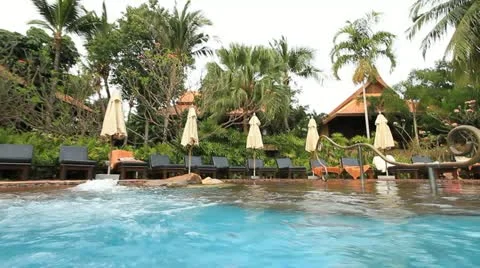 Pool Stock Footage 11382798