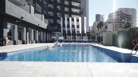 Pool Stock Footage 89693549
