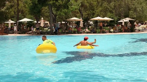 Pool Video stock 123730244