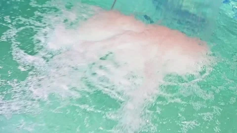 Pool fountain Stock Footage 246635580