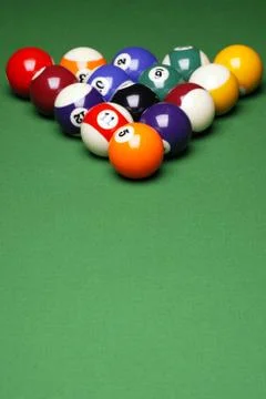 Pool game, billard Stock Photos