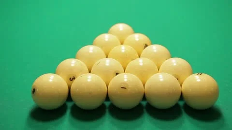 Pool game Stock Footage 21350901