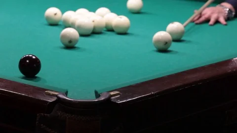 Pool game Stock Footage 79773247