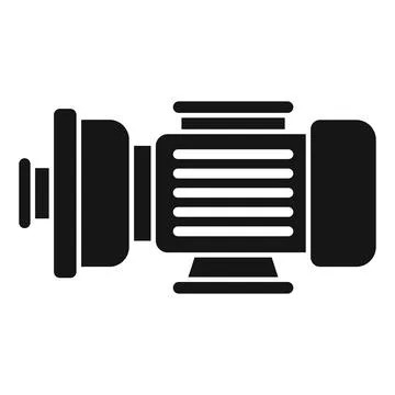 Pool generator icon simple . Pump maintenance Illustrazione stock