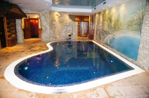 Pool heart Stock Photos