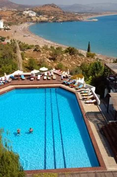 Pool hotel Stock Photos