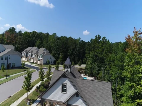 Pool House Over Head 2 4k Video stock 80377174