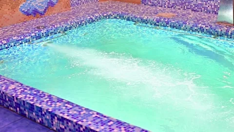 Pool hydro massage Stock Footage 246744681